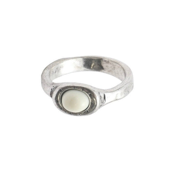 Distressed Milk Candy Ring
