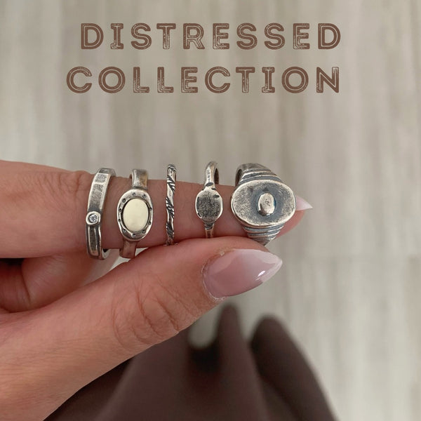 Distressed Ring Collection