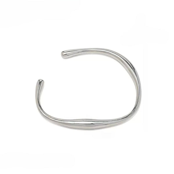 Irregular Wave Abstract Bangle