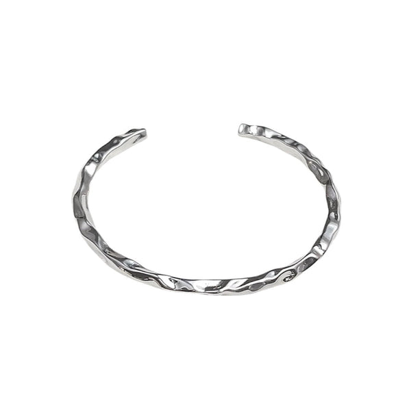 Hammered Open Ended Bangle